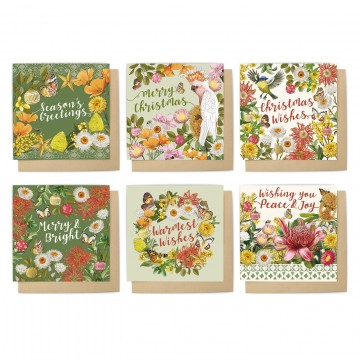 Christmas Card Set | Botanical Blooms